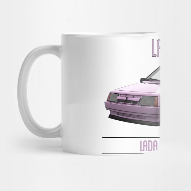 Lada 2108 Turbo Pink by PjesusArt